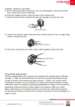 Предварительный просмотр 19 страницы GASLAND chef Pro CH1212BS Installation Instruction