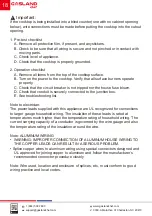 Preview for 20 page of GASLAND chef Pro Series Installation Instruction