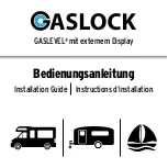 GASLOCK GASLEVEL Installation Manual preview