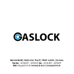 Preview for 21 page of GASLOCK GASLEVEL Installation Manual