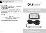 Предварительный просмотр 10 страницы GASLOCK GasLight GL-6001 User Manual