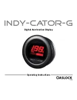 GASLOCK INDY-CATOR-G Operating Instructions Manual preview