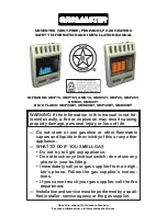 Preview for 1 page of Gasmaster GMN18 Safety Information And Installation Manual