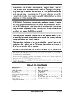 Preview for 2 page of Gasmaster GMN18 Safety Information And Installation Manual