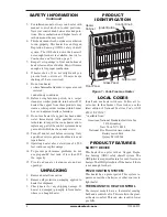 Preview for 4 page of Gasmaster GMN18 Safety Information And Installation Manual