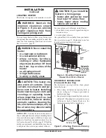 Preview for 8 page of Gasmaster GMN18 Safety Information And Installation Manual