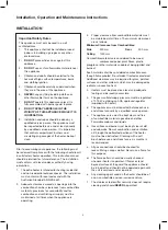 Preview for 2 page of Gasmate AH1063ODS Instructions Manual