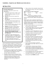 Preview for 2 page of Gasmate AREA AH1063 Installation, Operation And Maintenance Instructions