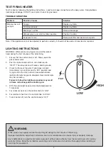 Preview for 6 page of Gasmate AREA AH1063 Installation, Operation And Maintenance Instructions