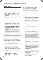 Preview for 2 page of Gasmate Blaze Installation, Operation And Maintenance Instructions