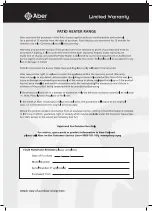 Preview for 12 page of Gasmate Blaze Installation, Operation And Maintenance Instructions