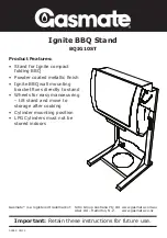 Gasmate BQIG10ST Quick Manual предпросмотр