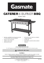 Gasmate CATERER 6 Manual предпросмотр