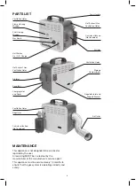 Предварительный просмотр 6 страницы Gasmate CH100 Manual