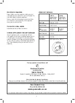 Preview for 5 page of Gasmate CS2112 Instructions Manual