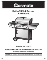 Gasmate Delta 545 Instructions Manual preview