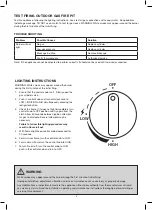 Предварительный просмотр 8 страницы Gasmate EDEN Installation, Operation And Maintenance Instructions