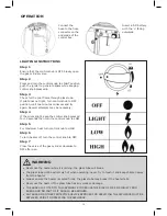 Предварительный просмотр 10 страницы Gasmate FH209 Instructions Manual