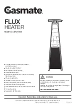 Gasmate FLUX GM124-025 Instructions Manual предпросмотр