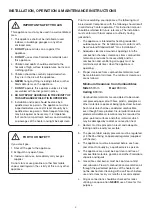 Preview for 2 page of Gasmate FLUX GM124-025 Instructions Manual