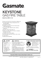 Gasmate Keystone GM142-140 Manual preview