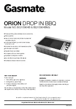 Gasmate ORION BQ10964B Manual preview