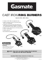 Предварительный просмотр 1 страницы Gasmate RB2SL Manual