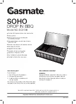 Gasmate SOHO BQ1096 Manual preview