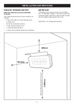 Preview for 6 page of Gasmate SOLARIS DELUXE RH200 Operation, Installation, And Maintenance Manual