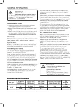 Preview for 2 page of Gasmate VALOR 6 Instruction Manual