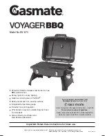 Gasmate VOYAGER BQ1075 Instructions Manual preview