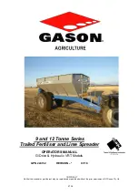 Gason 7312 Operator'S Manual preview