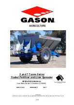 Preview for 1 page of Gason 7350 Series Operator'S Manual