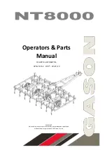 Предварительный просмотр 1 страницы Gason NT8000 Operator'S & Parts Manual