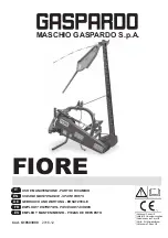 Preview for 1 page of Gaspardo FIORE Use And Maintenance / Spare Parts