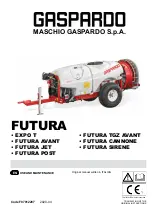 Предварительный просмотр 1 страницы Gaspardo FUTURA AVANT Use And Maintenance