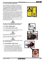 Предварительный просмотр 103 страницы Gaspardo FUTURA AVANT Use And Maintenance