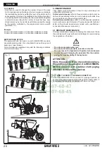 Preview for 12 page of Gaspardo MCE 6000 Use And Assembly Instructions / Spare Parts