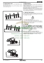 Preview for 47 page of Gaspardo MCE 6000 Use And Assembly Instructions / Spare Parts