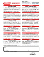 Preview for 41 page of Gaspardo Monica Use And Maintenance Manual