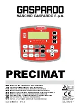 Предварительный просмотр 1 страницы Gaspardo PRECIMAT Use And Assembly Instructions / Spare Parts