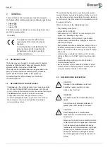 Preview for 6 page of gassero Alubox 1100 Installation, User And Service Manual