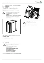 Preview for 11 page of gassero Alubox 1100 Installation, User And Service Manual