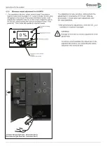 Preview for 17 page of gassero Alubox 1100 Installation, User And Service Manual