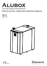 gassero Alubox Series Installation, User And Service Manual предпросмотр