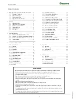 Preview for 3 page of gassero wallcon 115 Installation, User & Service Manual