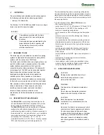 Preview for 6 page of gassero wallcon 115 Installation, User & Service Manual