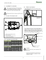 Preview for 17 page of gassero wallcon 115 Installation, User & Service Manual