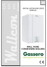 Preview for 1 page of gassero Wallcon X-treme 115 Installation And User Manual