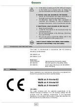 Preview for 4 page of gassero Wallcon X-treme 42 Installation And User Manual